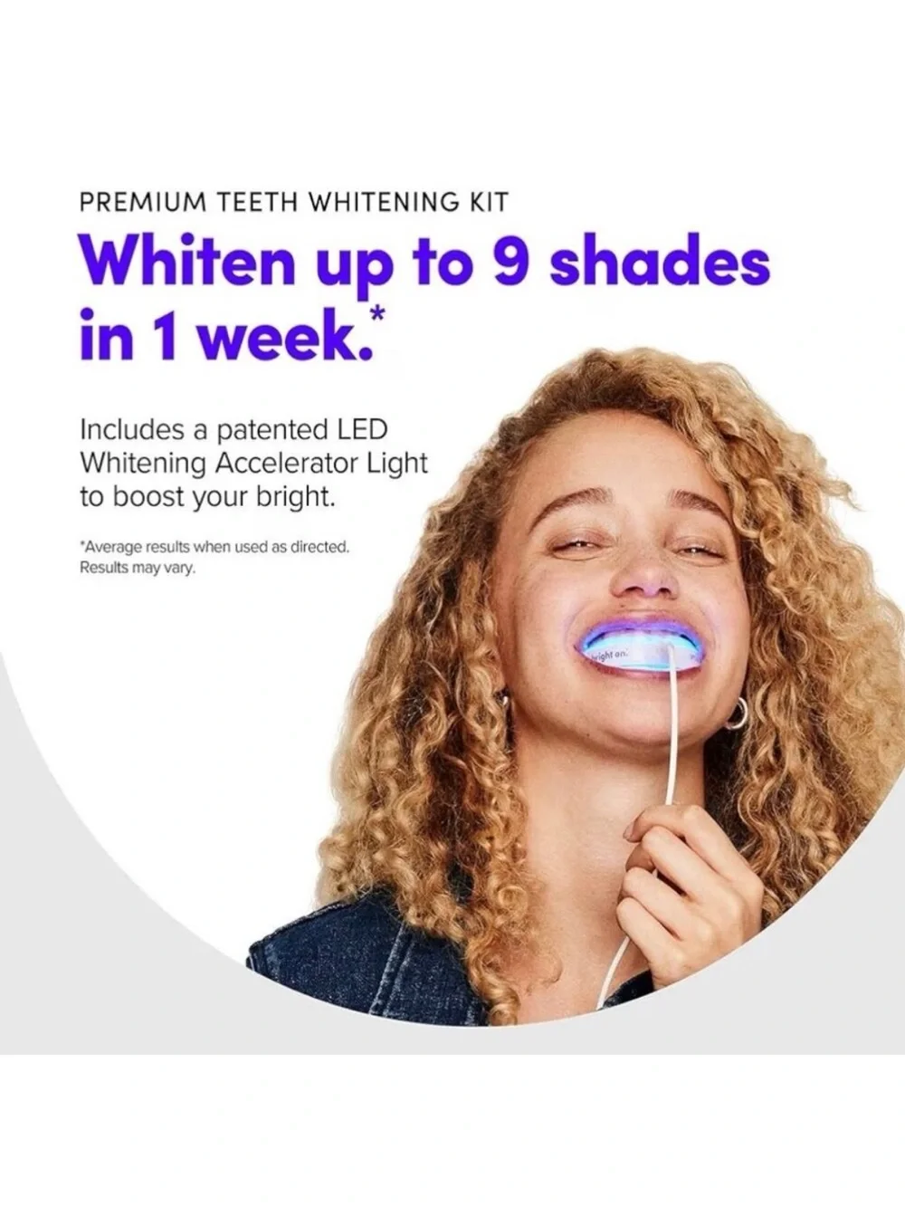 ⛱️SmileDirectClub - White Bright On Teeth Whitening LED Accelerator Light - OS